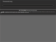 Tablet Screenshot of freesoud.org
